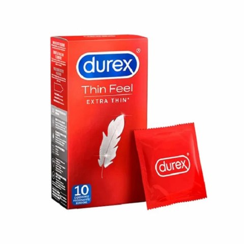 Prezerwatywy cienkie - Durex Thin Feel Extra Thin 10 szt Durex Prezerwatywy cienkie - Durex Thin Feel Extra Thin 10 szt Durex