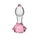 Szklany plug analny - Pillow Talk Rosy with Bonus Bullet Pillow Talk