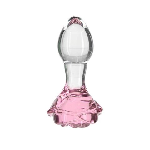 Szklany plug analny - Pillow Talk Rosy with Bonus Bullet Pillow Talk