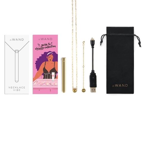 Wibrator naszyjnik - Le Wand Vibrating Necklace Gold Le Wand Wibrator naszyjnik - Le Wand Vibrating Necklace Gold Le Wand