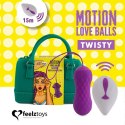 Zdalnie sterowane jajeczko wibrujące - FeelzToys Motion Love Balls Twisty FeelzToys