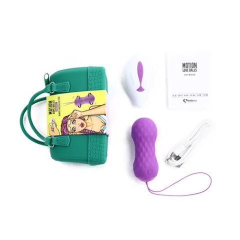 Zdalnie sterowane jajeczko wibrujące - FeelzToys Motion Love Balls Twisty FeelzToys Zdalnie sterowane jajeczko wibrujące - FeelzToys Motion Love Balls Twisty FeelzToys