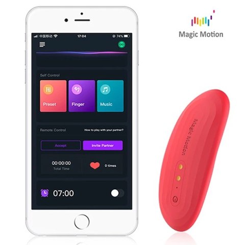 Zdalnie sterowany wibrator - Magic Motion Nyx Magic Motion Zdalnie sterowany wibrator - Magic Motion Nyx Magic Motion