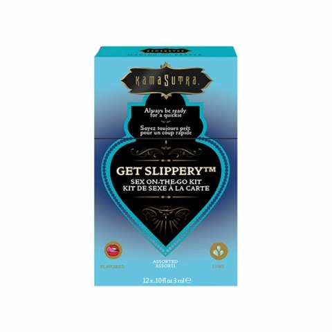 Zestaw środków nawilżających - Kama Sutra Sex To Go Kits Get Slippery Kama Sutra