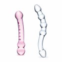 Zestaw szklanych dildo - Glas Double Pleasure Set Glas