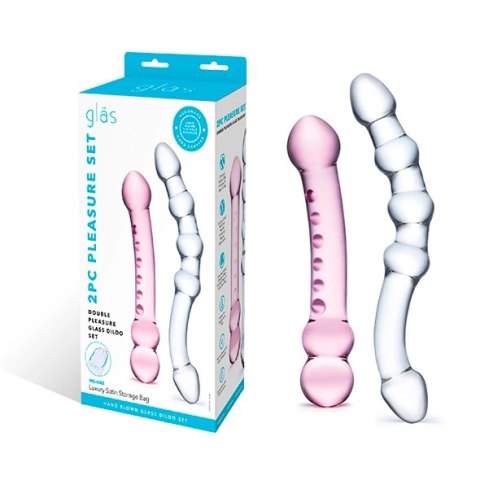 Zestaw szklanych dildo - Glas Double Pleasure Set Glas Zestaw szklanych dildo - Glas Double Pleasure Set Glas