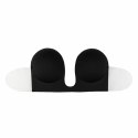 Biustonosz ze skrzydełkami - Bye Bra Seamless U-Style Bra Miseczka A Black Bye Bra