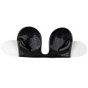 Biustonosz ze skrzydełkami - Bye Bra Seamless U-Style Bra Miseczka C Black Bye Bra
