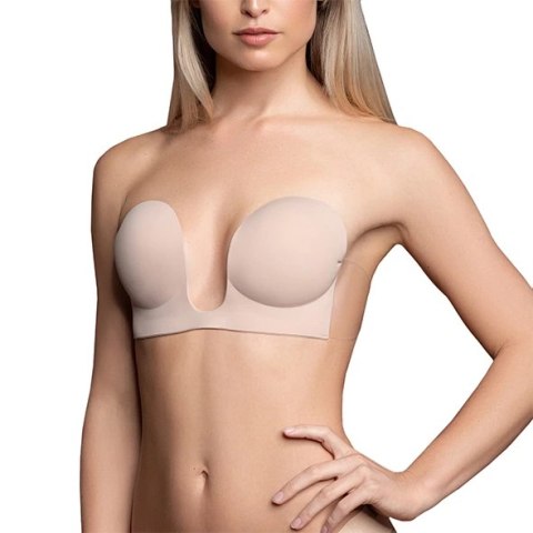 Biustonosz ze skrzydełkami - Bye Bra Seamless U-Style Bra Miseczka D Nude Bye Bra Biustonosz ze skrzydełkami - Bye Bra Seamless U-Style Bra Miseczka D Nude Bye Bra