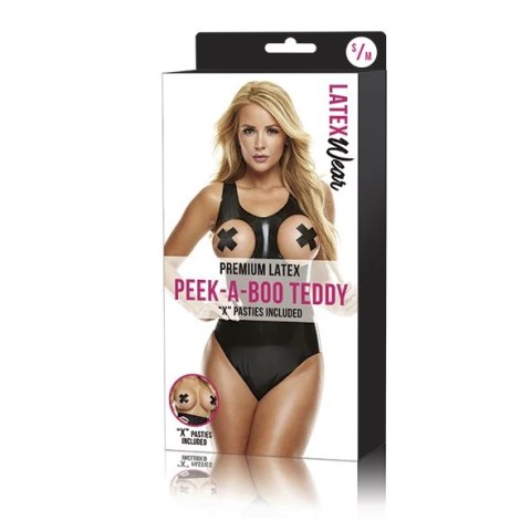 Body - Latexwear Premium Latex Peek Teddy Black S/M Latexwear Body - Latexwear Premium Latex Peek Teddy Black S/M Latexwear