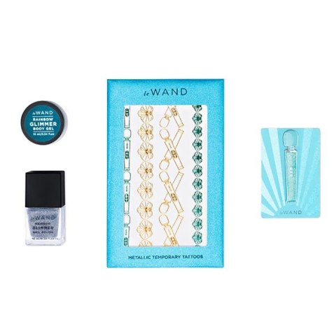 Masażer - Le Wand Petite All That Glimmers Massager Blue Le Wand Masażer - Le Wand Petite All That Glimmers Massager Blue Le Wand