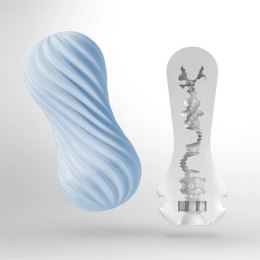 Nakładka do masturbacji - Tenga Flex II Bubbly Blue Tenga