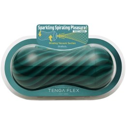 Nakładka do masturbacji - Tenga Flex II Fizzy Green Tenga
