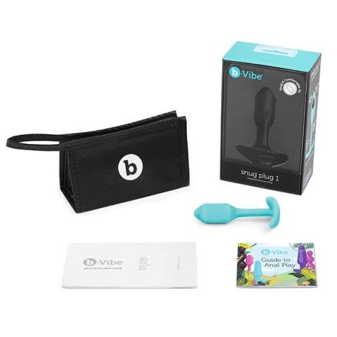 Plug analny - B-Vibe Snug Plug 1 Mint B-Vibe Plug analny - B-Vibe Snug Plug 1 Mint B-Vibe