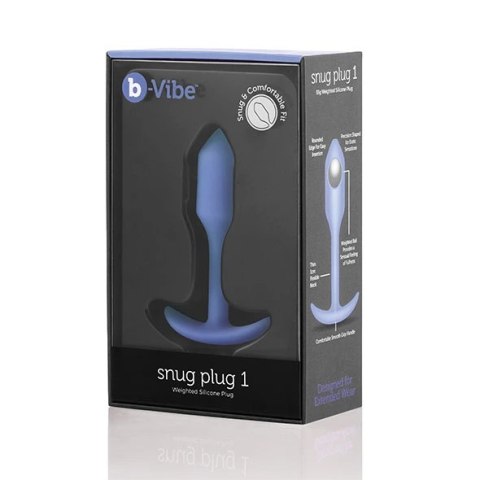 Plug analny - B-Vibe Snug Plug 1 Violet B-Vibe Plug analny - B-Vibe Snug Plug 1 Violet B-Vibe