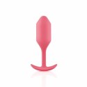 Plug analny - B-Vibe Snug Plug 2 Coral B-Vibe
