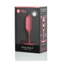 Plug analny - B-Vibe Snug Plug 2 Coral B-Vibe