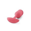 Plug analny - B-Vibe Snug Plug 2 Coral B-Vibe