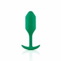 Plug analny - B-Vibe Snug Plug 2 Green B-Vibe