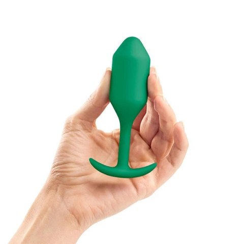 Plug analny - B-Vibe Snug Plug 2 Green B-Vibe Plug analny - B-Vibe Snug Plug 2 Green B-Vibe