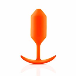 Plug analny - B-Vibe Snug Plug 3 Orange B-Vibe