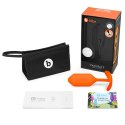 Plug analny - B-Vibe Snug Plug 3 Orange B-Vibe