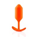 Plug analny - B-Vibe Snug Plug 3 Orange B-Vibe