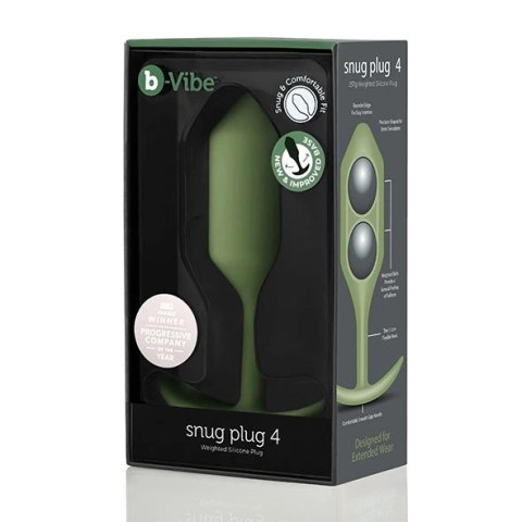 Plug analny - B-Vibe Snug Plug 4 Army B-Vibe Plug analny - B-Vibe Snug Plug 4 Army B-Vibe