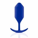 Plug analny - B-Vibe Snug Plug 4 Navy B-Vibe
