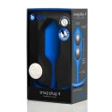 Plug analny - B-Vibe Snug Plug 4 Navy B-Vibe