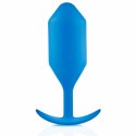 Plug analny - B-Vibe Snug Plug 5 Blue B-Vibe