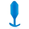 Plug analny - B-Vibe Snug Plug 5 Blue B-Vibe