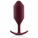 Plug analny - B-Vibe Snug Plug 5 Dark Red B-Vibe