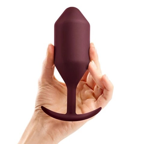 Plug analny - B-Vibe Snug Plug 5 Dark Red B-Vibe Plug analny - B-Vibe Snug Plug 5 Dark Red B-Vibe