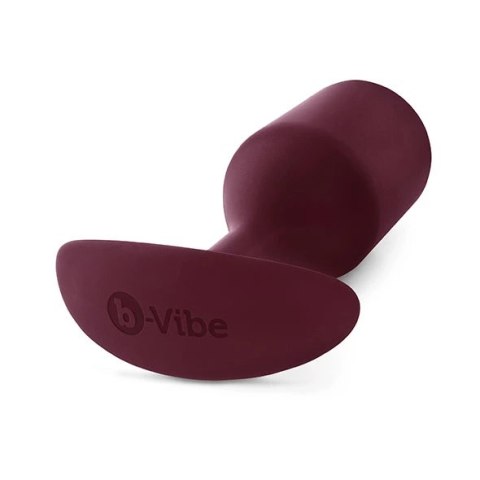 Plug analny - B-Vibe Snug Plug 5 Dark Red B-Vibe Plug analny - B-Vibe Snug Plug 5 Dark Red B-Vibe