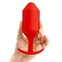 Plug analny - B-Vibe Snug Plug 6 Red B-Vibe