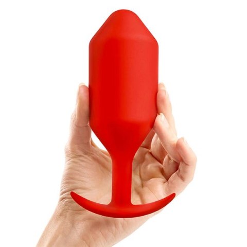 Plug analny - B-Vibe Snug Plug 6 Red B-Vibe Plug analny - B-Vibe Snug Plug 6 Red B-Vibe