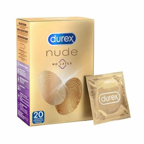 Prezerwatywy - Durex Nude No Latex 20 szt Durex Prezerwatywy - Durex Nude No Latex 20 szt Durex
