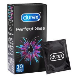 Prezerwatywy nawilżane - Durex Perfect Gliss 10 szt Durex