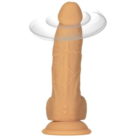 Wibrator - Naked Addiction Rotating & Vibrating Dong with Remote 20 cm Caramel Naked Addiction Wibrator - Naked Addiction Rotating & Vibrating Dong with Remote 20 cm Caramel Naked Addiction