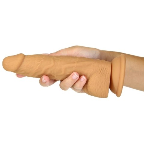 Wibrator - Naked Addiction Rotating & Vibrating Dong with Remote 20 cm Caramel Naked Addiction Wibrator - Naked Addiction Rotating & Vibrating Dong with Remote 20 cm Caramel Naked Addiction