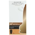 Wibrator - Naked Addiction Rotating & Vibrating Dong with Remote 20 cm Caramel Naked Addiction