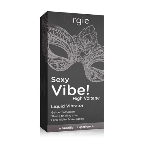 Żel stymulujący - Orgie Sexy Vibe! High Voltage Liquid Vibrator 15 ml Orgie Żel stymulujący - Orgie Sexy Vibe! High Voltage Liquid Vibrator 15 ml Orgie