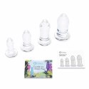 Zestaw szklanych plugów analnych - B-Vibe Anal Dilators Set B-Vibe