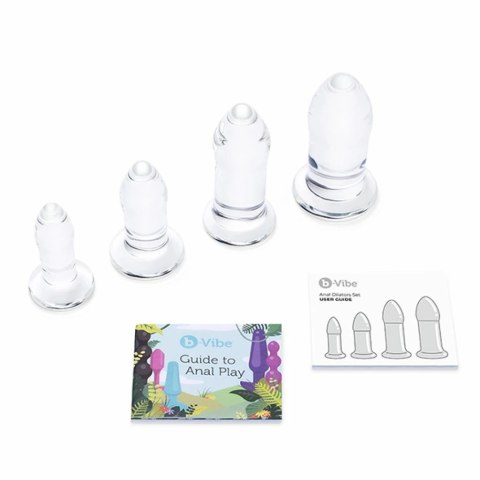 Zestaw szklanych plugów analnych - B-Vibe Anal Dilators Set B-Vibe Zestaw szklanych plugów analnych - B-Vibe Anal Dilators Set B-Vibe