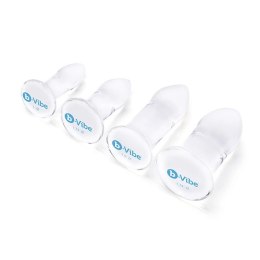 Zestaw szklanych plugów analnych - B-Vibe Anal Dilators Set B-Vibe