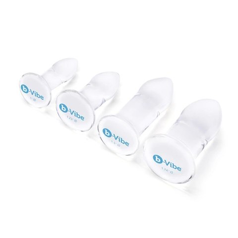 Zestaw szklanych plugów analnych - B-Vibe Anal Dilators Set B-Vibe Zestaw szklanych plugów analnych - B-Vibe Anal Dilators Set B-Vibe