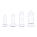 Zestaw szklanych plugów analnych - B-Vibe Anal Dilators Set B-Vibe