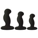 Zestaw wibrujących korków analnych - Nexus G-Play Trio+ Black Nexus