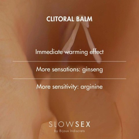 Balsam stymulujący - Bijoux Indiscrets Slow Sex Clitoral Balm 10 ml Bijoux Indiscrets Balsam stymulujący - Bijoux Indiscrets Slow Sex Clitoral Balm 10 ml Bijoux Indiscrets